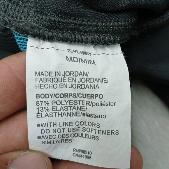 Under Armour Women&#039;s Heat Gear Grey Turquoise Compression Leggings Size XL - Picture 11 of 15